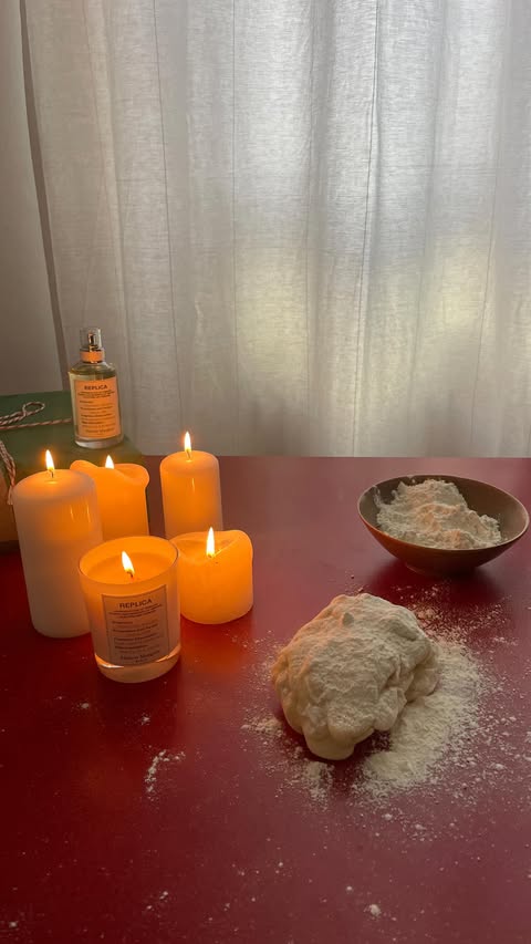 Instagram post by @isacisa__ for Maison Margiela Fragrances. Caption reads: [...] smelled like afternoon delight....