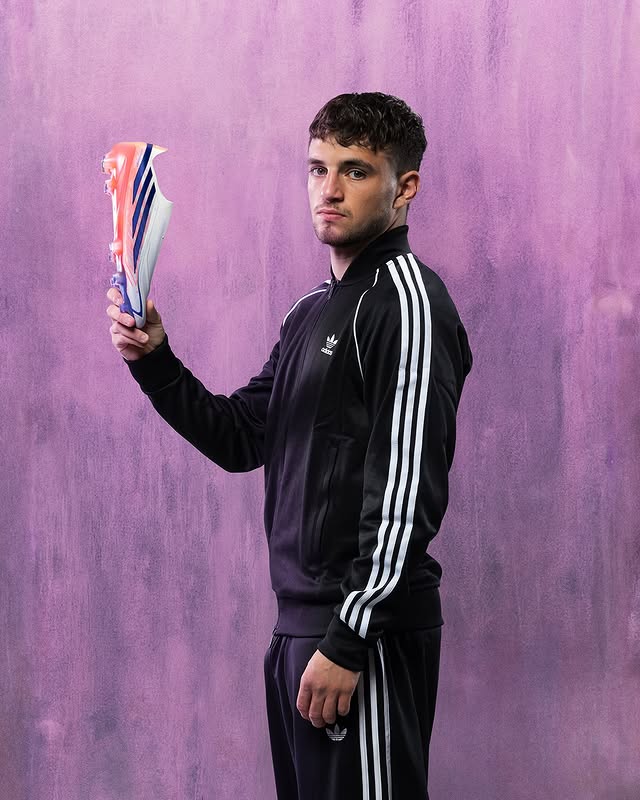 Instagram post by @czafeiris for adidas Football. Caption reads: [...] F50 #adidasgr #createdwithadidas....
