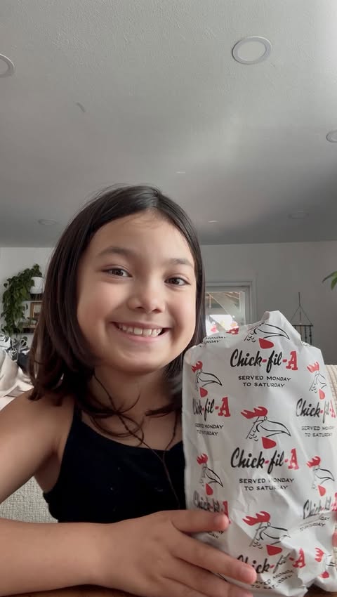 Instagram post by @tribe.adventures for Chick-fil-A. Caption reads: ✨🥤 Chick-fil-A just dropped a GOLDEN surprise!....