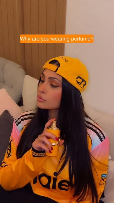 Instagram post by @divaashuk for Lattafa. Caption reads: [...] good for a Peshawar Zalmi game 😍😍....