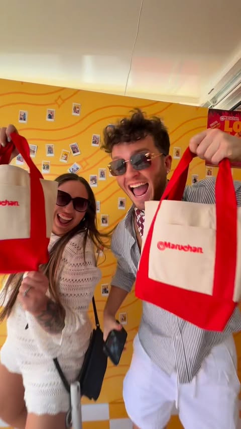 Instagram post by @timmy_spagnolo for Maruchan. Caption reads: [...] needs a pit stop like this 🍜🌵....
