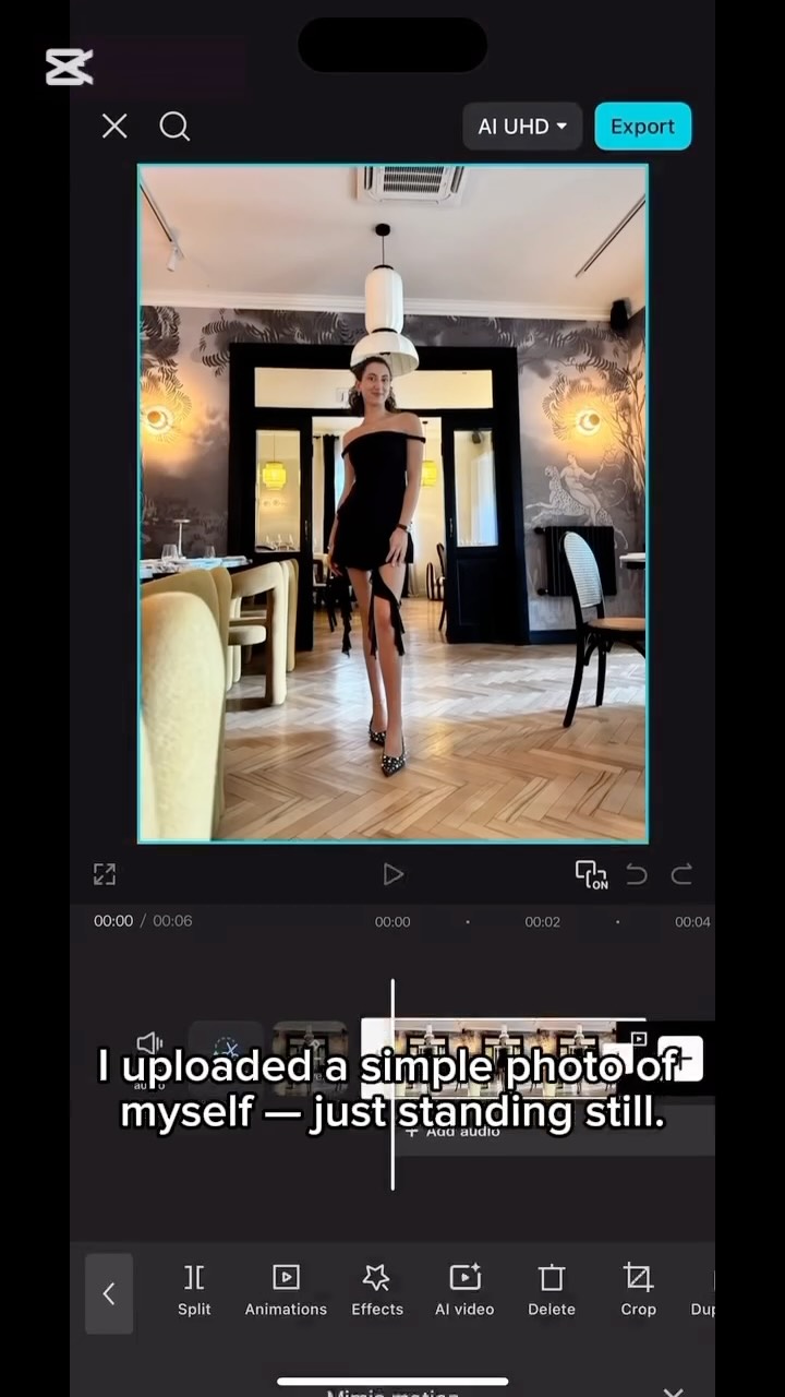 Instagram post by @mari__mandaria for CapCut. Caption reads: Coolest new feature
Use code mm111 and try it....