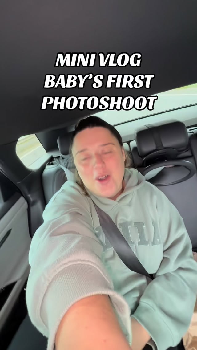 Instagram post by @photographybycharlottem for Kyte Baby. Caption reads: We had a lush time at the newborn photoshoot. The....