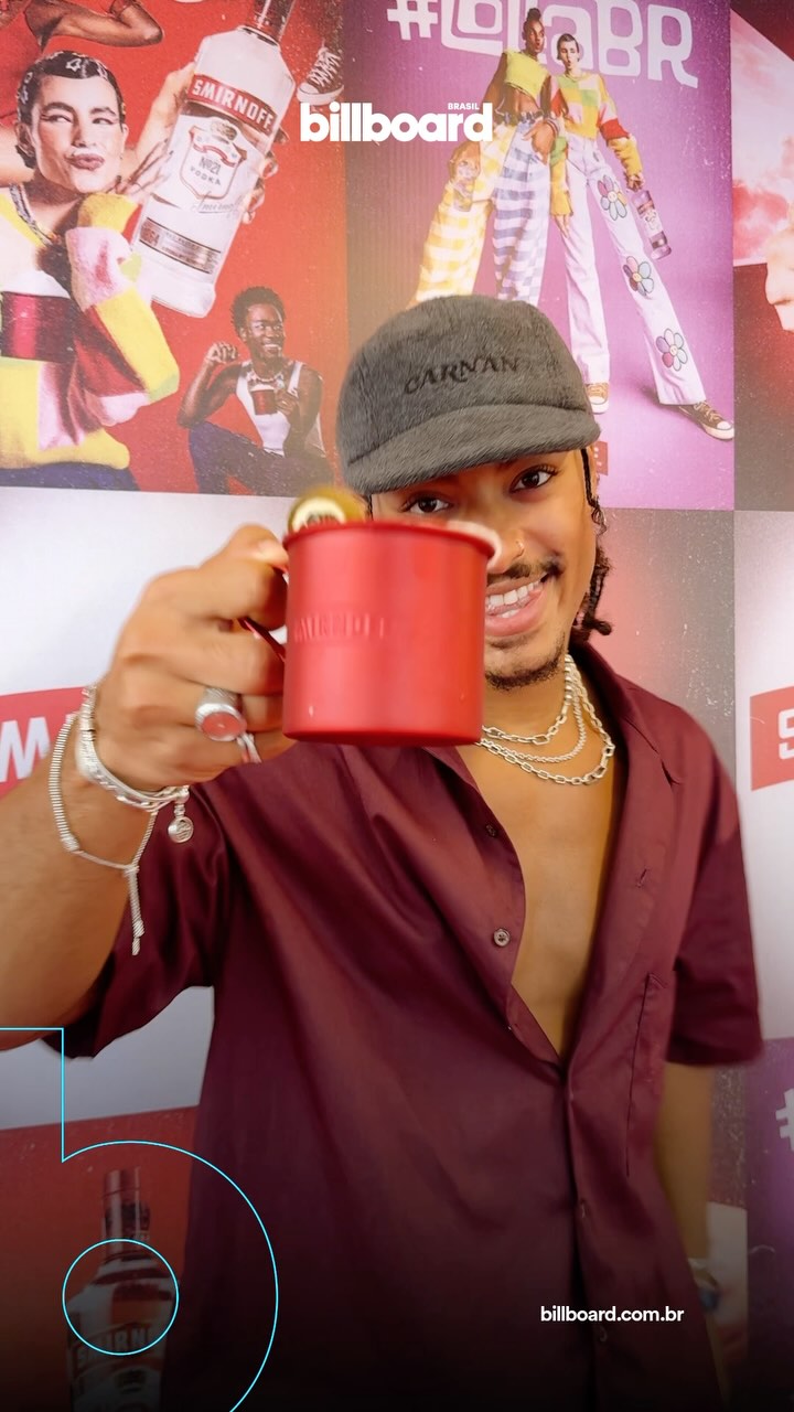 Instagram post by @itsraphalima for Smirnoff. Caption reads: O Lollapalooza Brasil chegou ao fim, mas os....