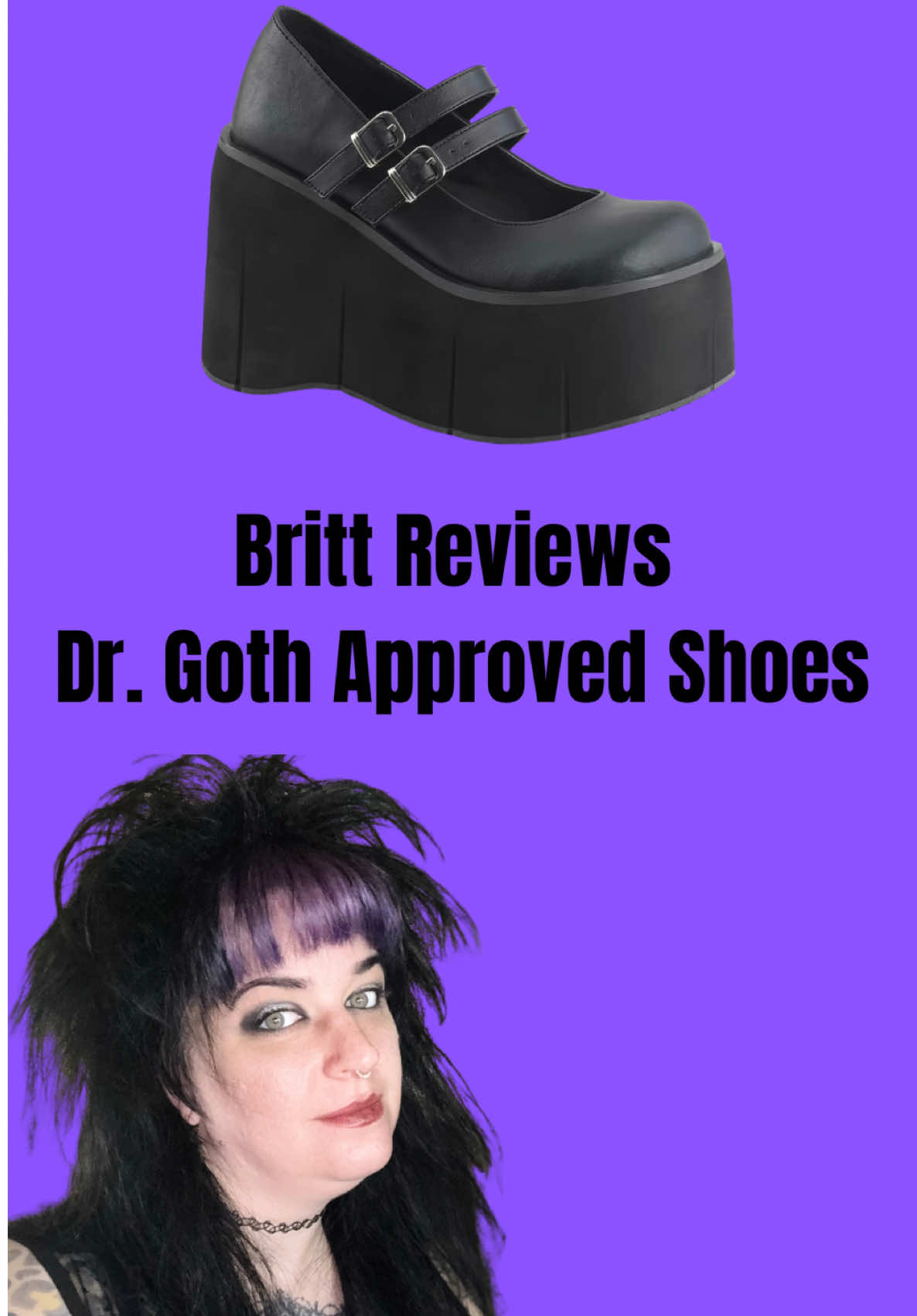 TikTok post by @phdgoth for Demonia Cult. Caption reads: [...] with you, I want to show off my new @Demonia....