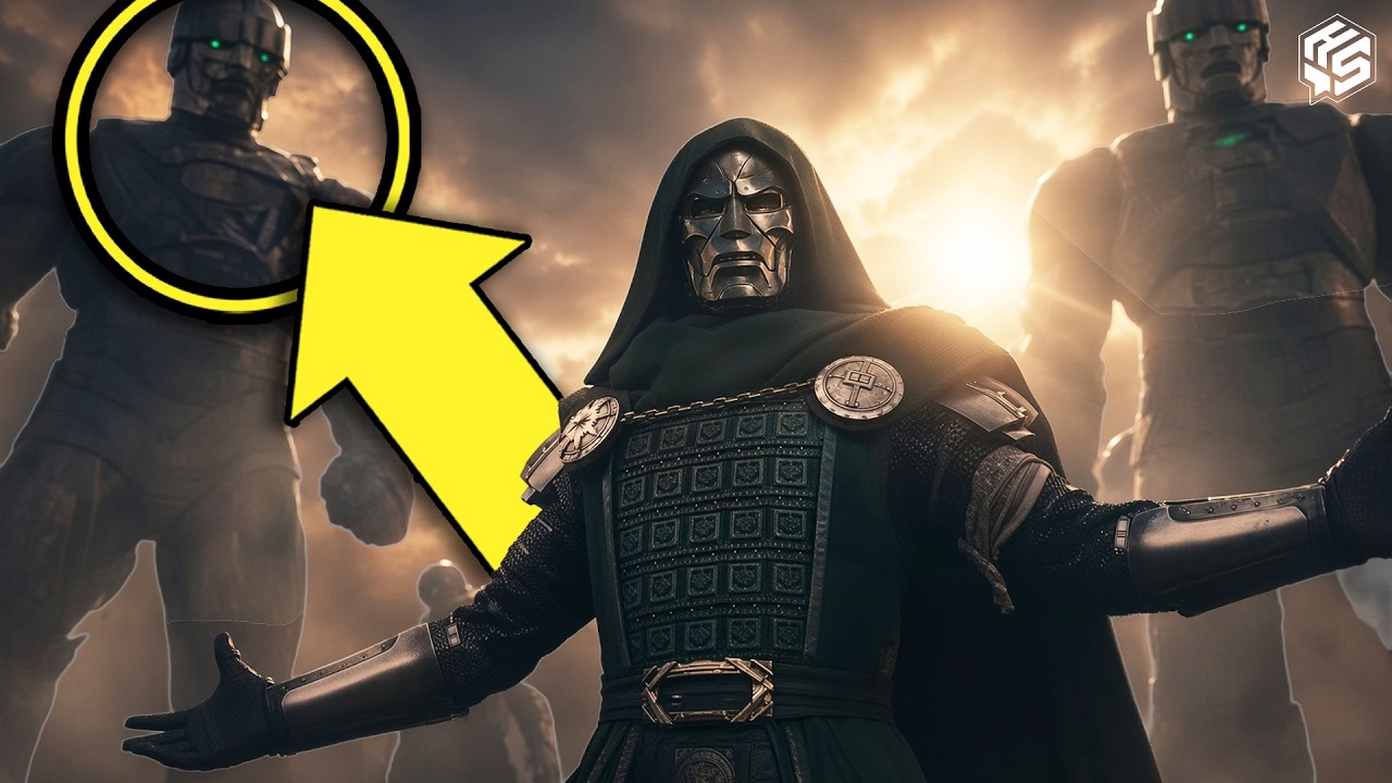 YouTube post by @heavyspoilers for Imagine the PossiBITLYties 🧡. Caption reads: AVENGERS DOOMSDAY OFFICIAL TRAILER Breakdown |....