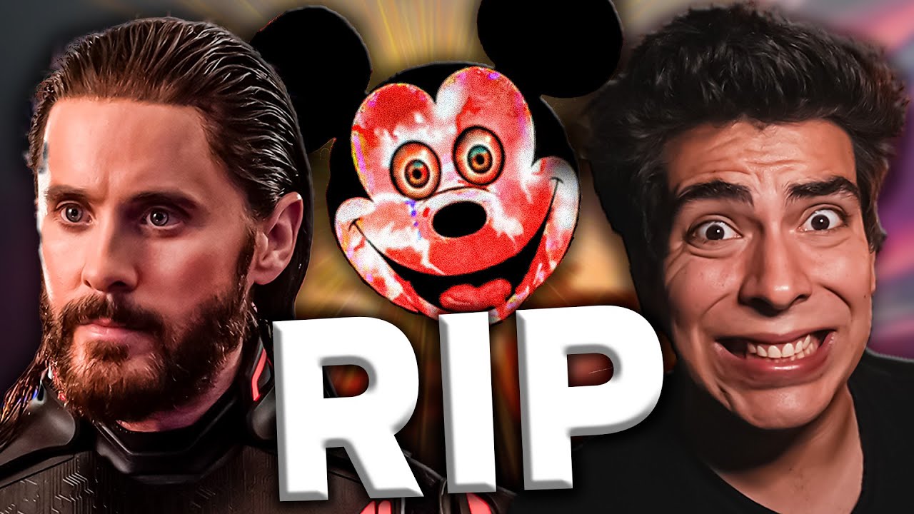 YouTube post by @Cajadepeliculas for Babbel. Caption reads: TRON is DEAD thanks to JARED LETO.