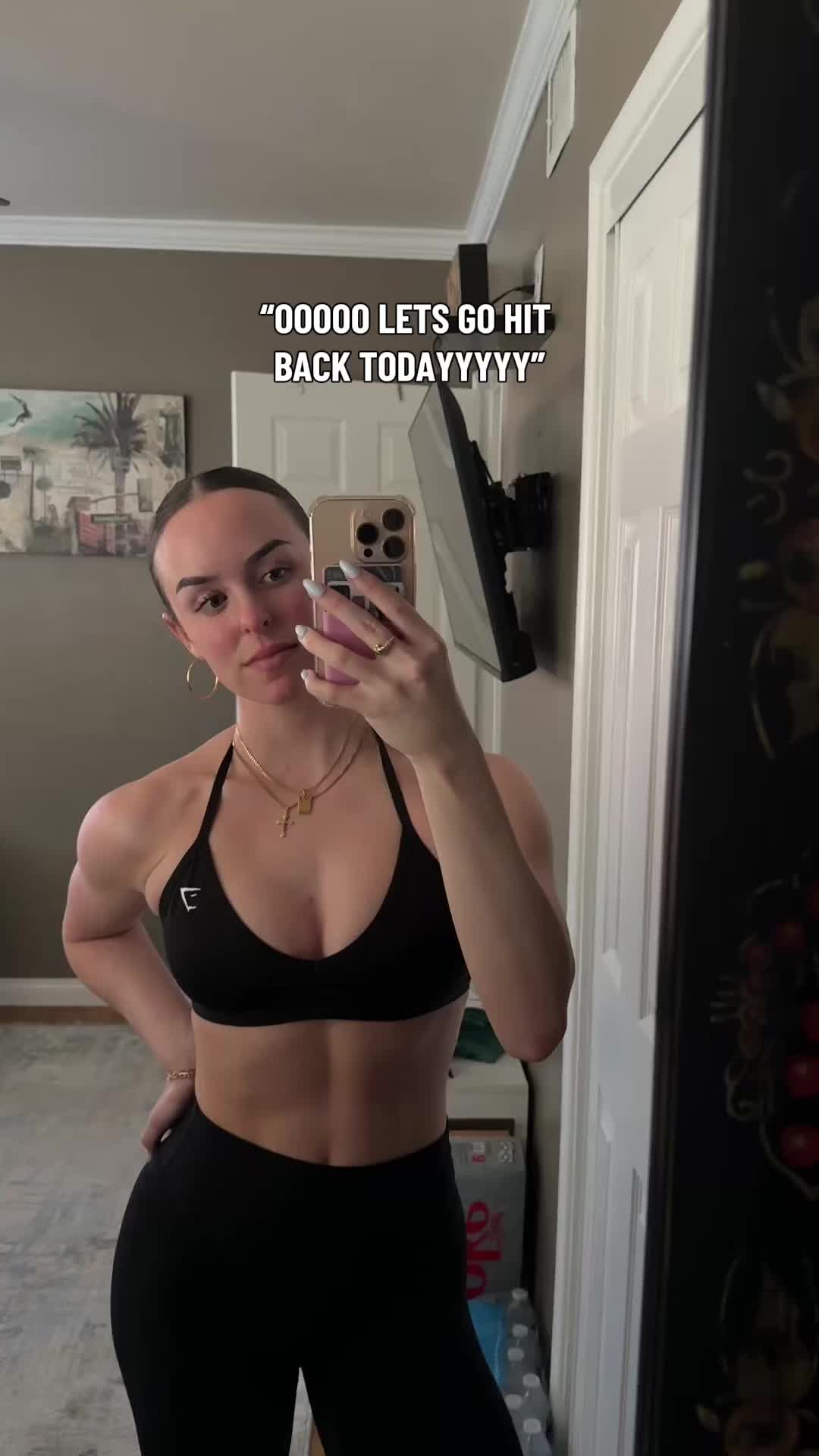 TikTok post by @jenna.fitness for Paragon Fitwear. Caption reads: 😭😭love pull. wearing @Paragon Fitwear code....