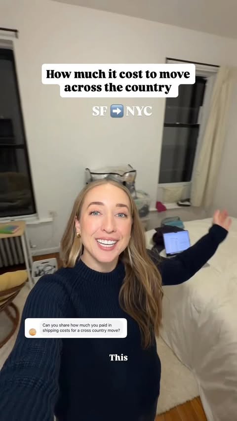 Instagram post by @alliedition for Away. Caption reads: Part 7. We asked @chatgpt the cheapest way to move....