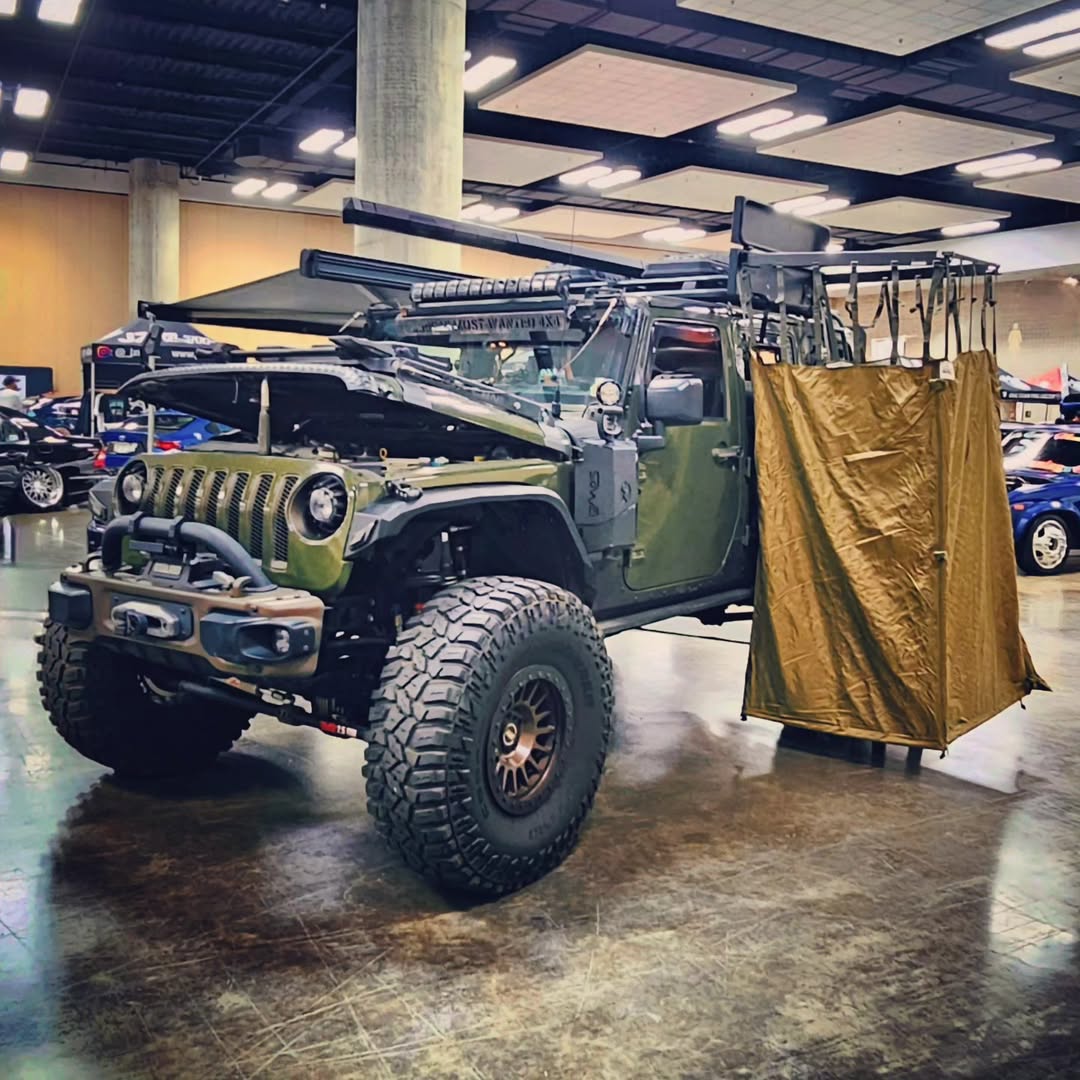 Instagram post by @sarges_toys for DV8 Offroad. Caption reads: May Day is Lei Day Style Up 🤙🤙🤙 Subscribe On....