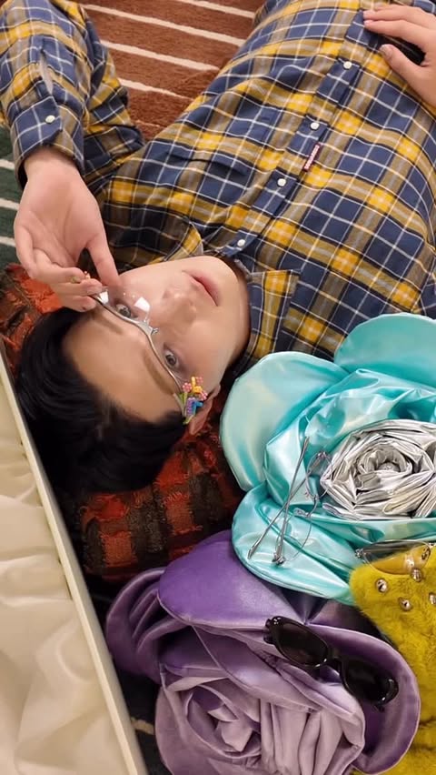 Instagram post by @missfuuji for GENTLE MONSTER. Caption reads: [...] box 🐝💐
2026 BOUQUET....