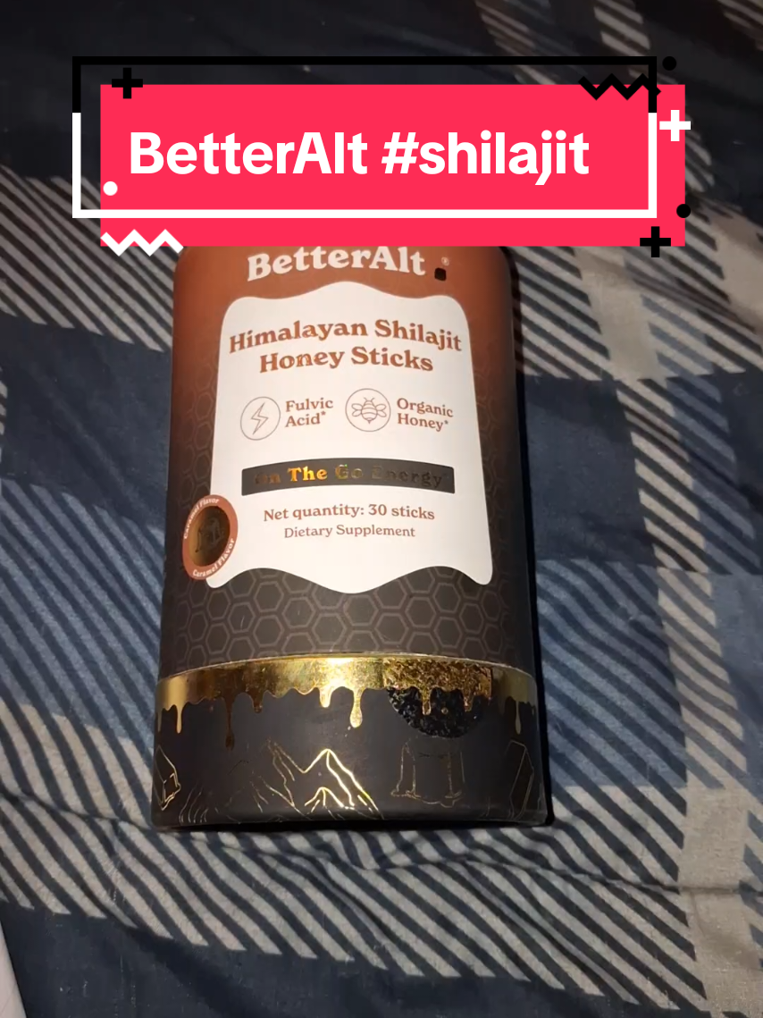 TikTok post by @sweettinat for Better Alt. Caption reads: [...] yours now  #shilajit #shilajitresin  @Better....