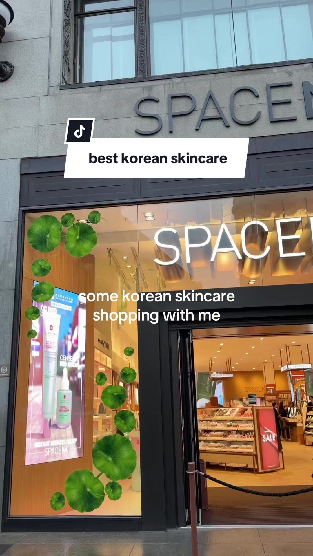 TikTok post by @emshelx for Erborian. Caption reads: [...] you’re a lil overwhelmed by K-beauty,....