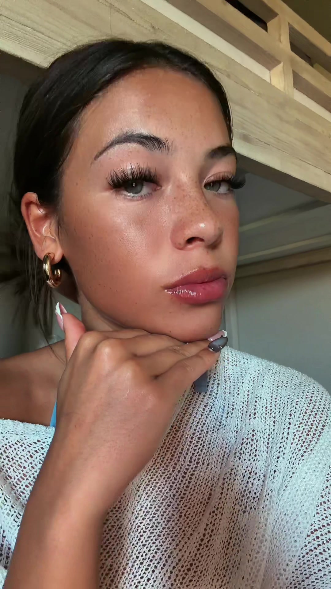 TikTok post by @grace.gilillanddd for KEYYOU LASH. Caption reads: the best @Keyyoulash @keyyoulashlive.