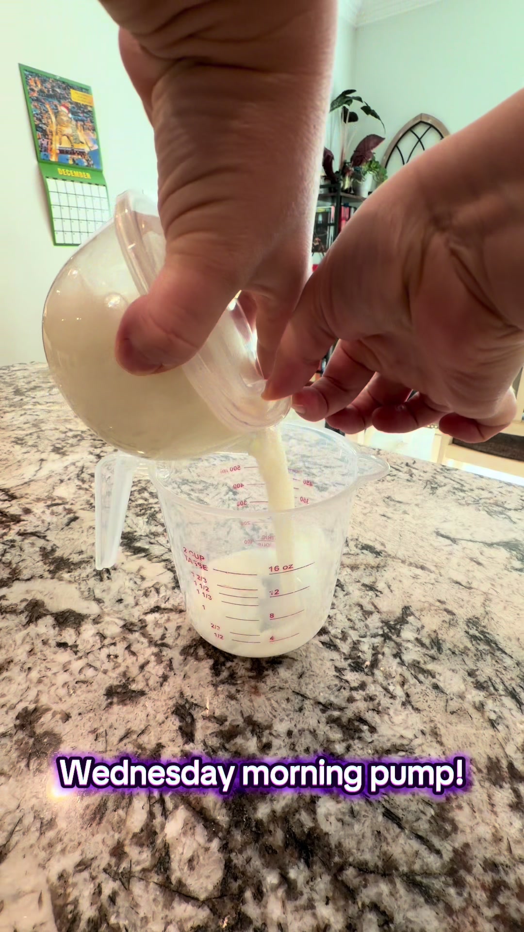 TikTok post by @mel_yeng for Legendairy Milk. Caption reads: [...] first pump of the day with the @Legendairy....