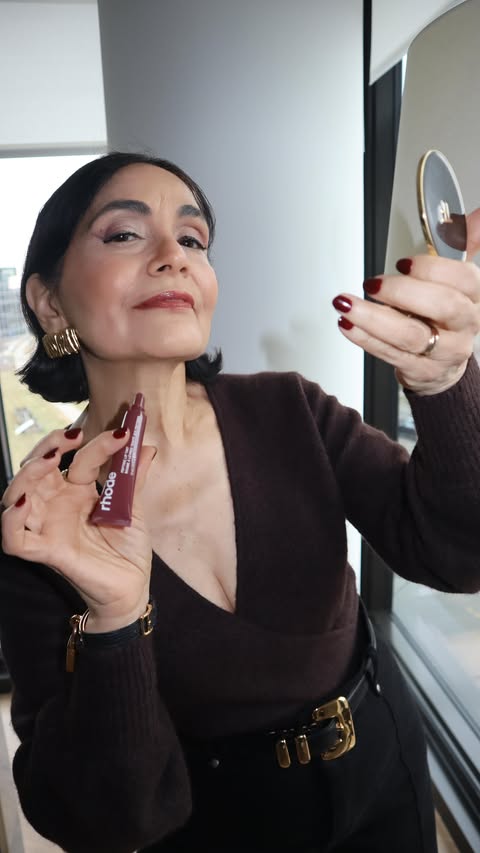 Instagram post by @la_maitressefrancaise for Rhode Skin. Caption reads: Perfect is the enemy of good: Don’t wait for....