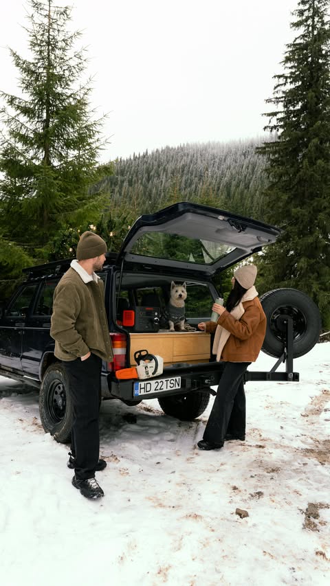 Instagram post by @the.slow.nomads for Jackery. Caption reads: [...] into a tradition this year 🎄with....