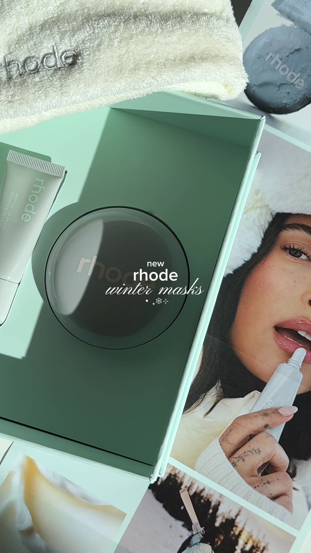 TikTok post by @222katerina for Rhode Skin. Caption reads: [...] and they’re everything @rhode skin the most....