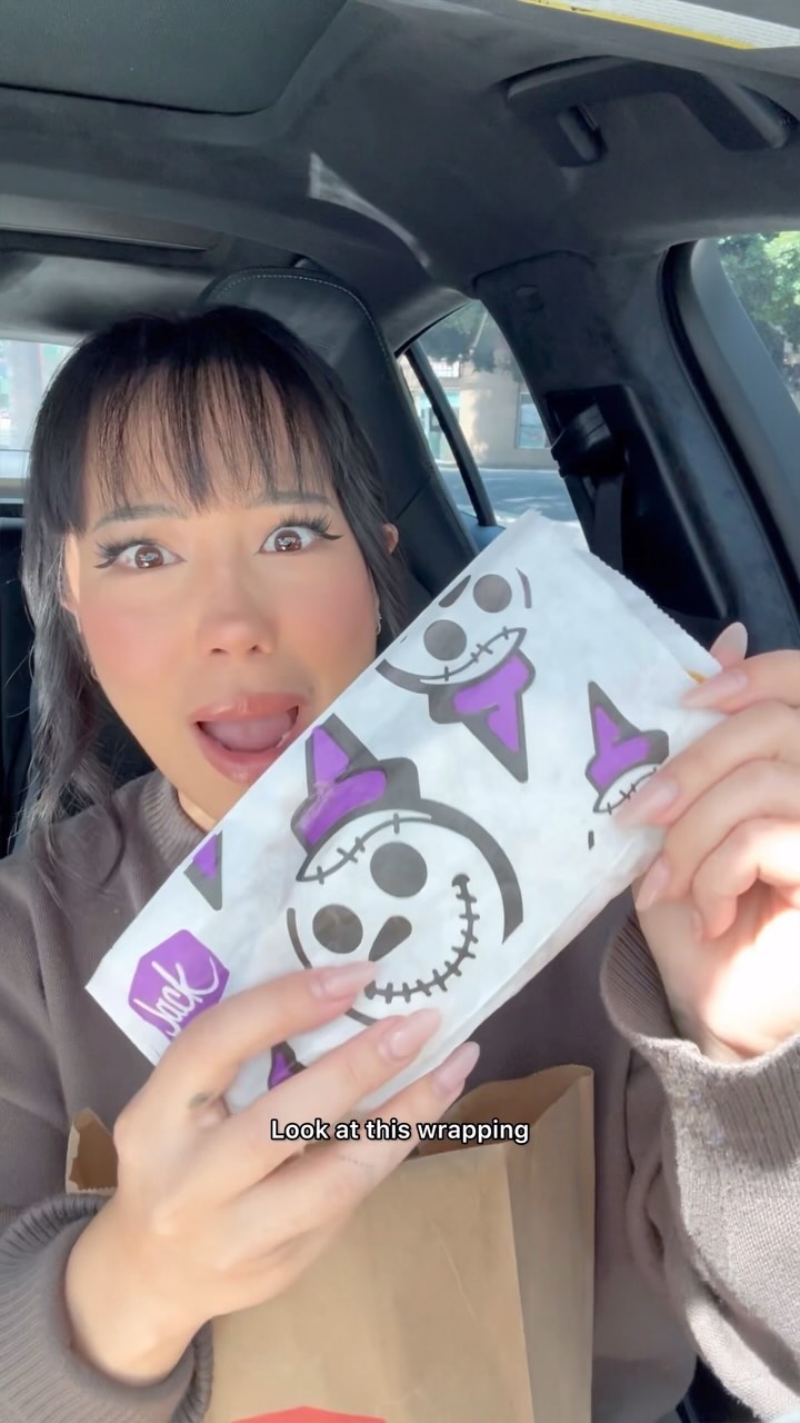 Instagram post by @ashyi for Jack In The Box. Caption reads: Jack has really outdone himself this spooky season....