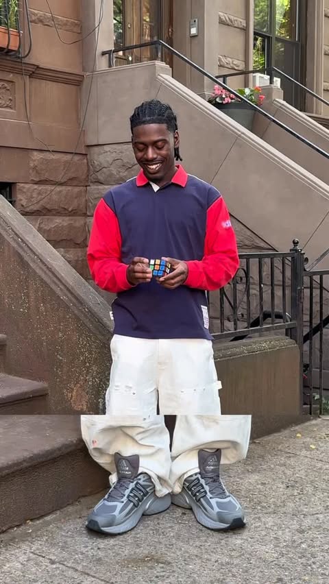 Instagram post by an influencer for Y-3. Caption reads: staying fitted with my adidas XLG 2.0....