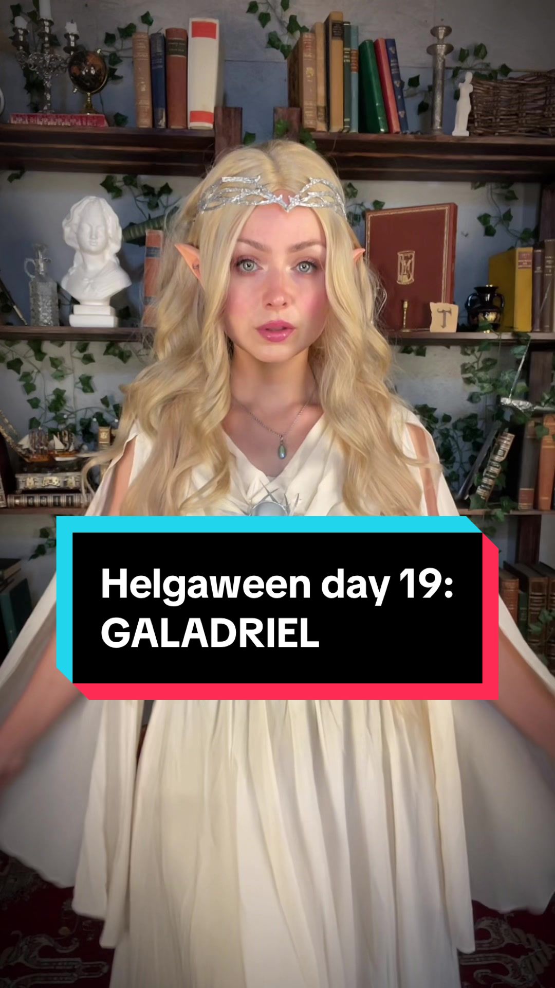 TikTok post by @byhelgam for Scarlet Darkness. Caption reads: [...] of the Rings and I used this white @Scarlet....