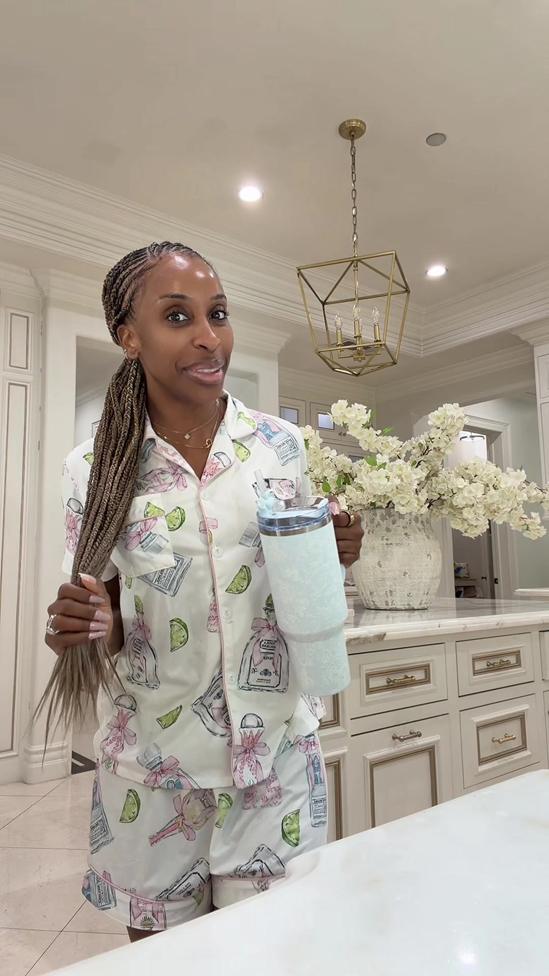 TikTok post by @jackieaina for Stanley 1913. Caption reads: #rhop #staceyrusch  @Stanley Brand @LoveShackFancy....