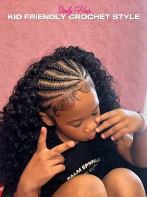TikTok post by @_asiathedoll for Sterly Hair Shop. Caption reads: Burmese Curly Crochet Hair from @sterlyhair_shop....