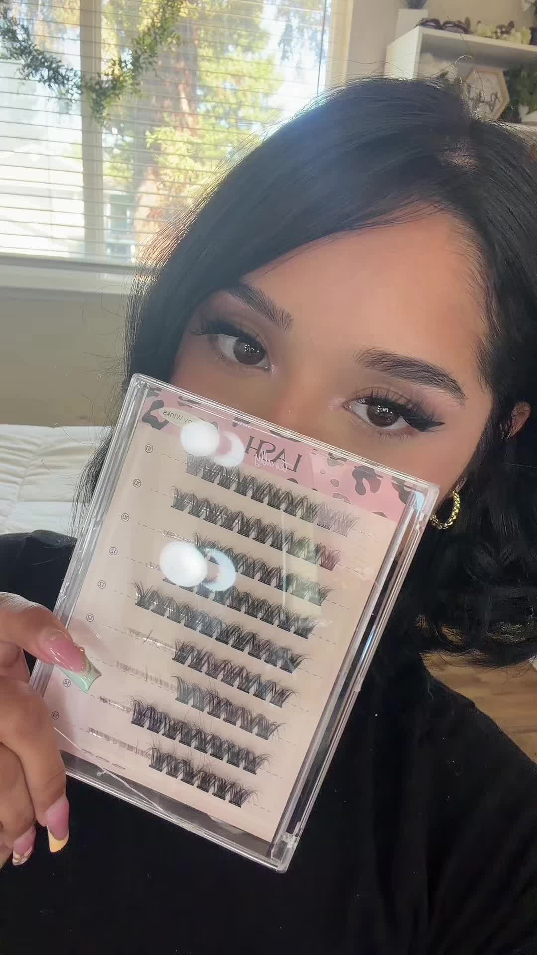 TikTok post by @pretty.face_ruby for Lashterally. Caption reads: My fav😩@Lashterally.usa #lashterally #diylashes....