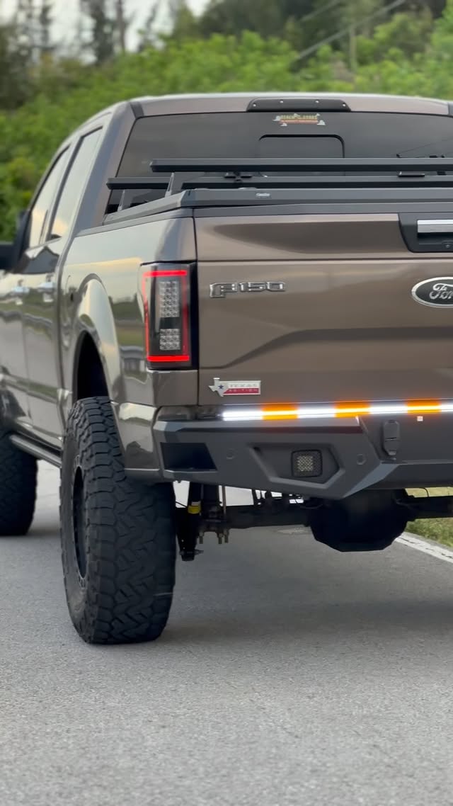 Instagram post by @caribou_f150 for OPT7 Lighting. Caption reads: I’ve partnered with @opt7lighting and installed....