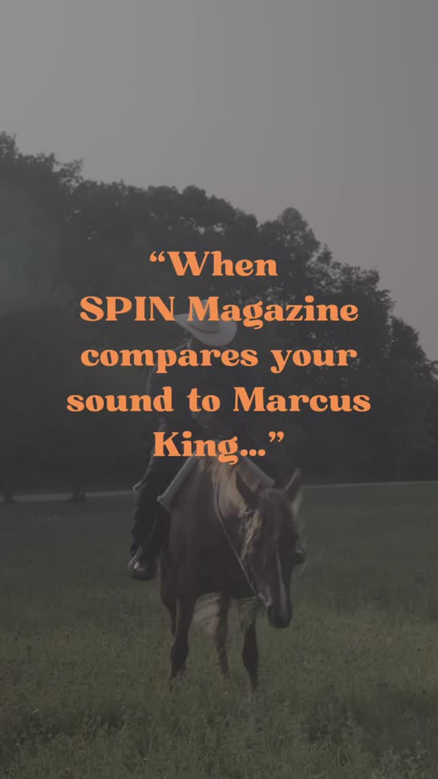 Instagram post by @dunkishrock for Stetson. Caption reads: SPIN Magazine said my sound is like a “Big Sky....