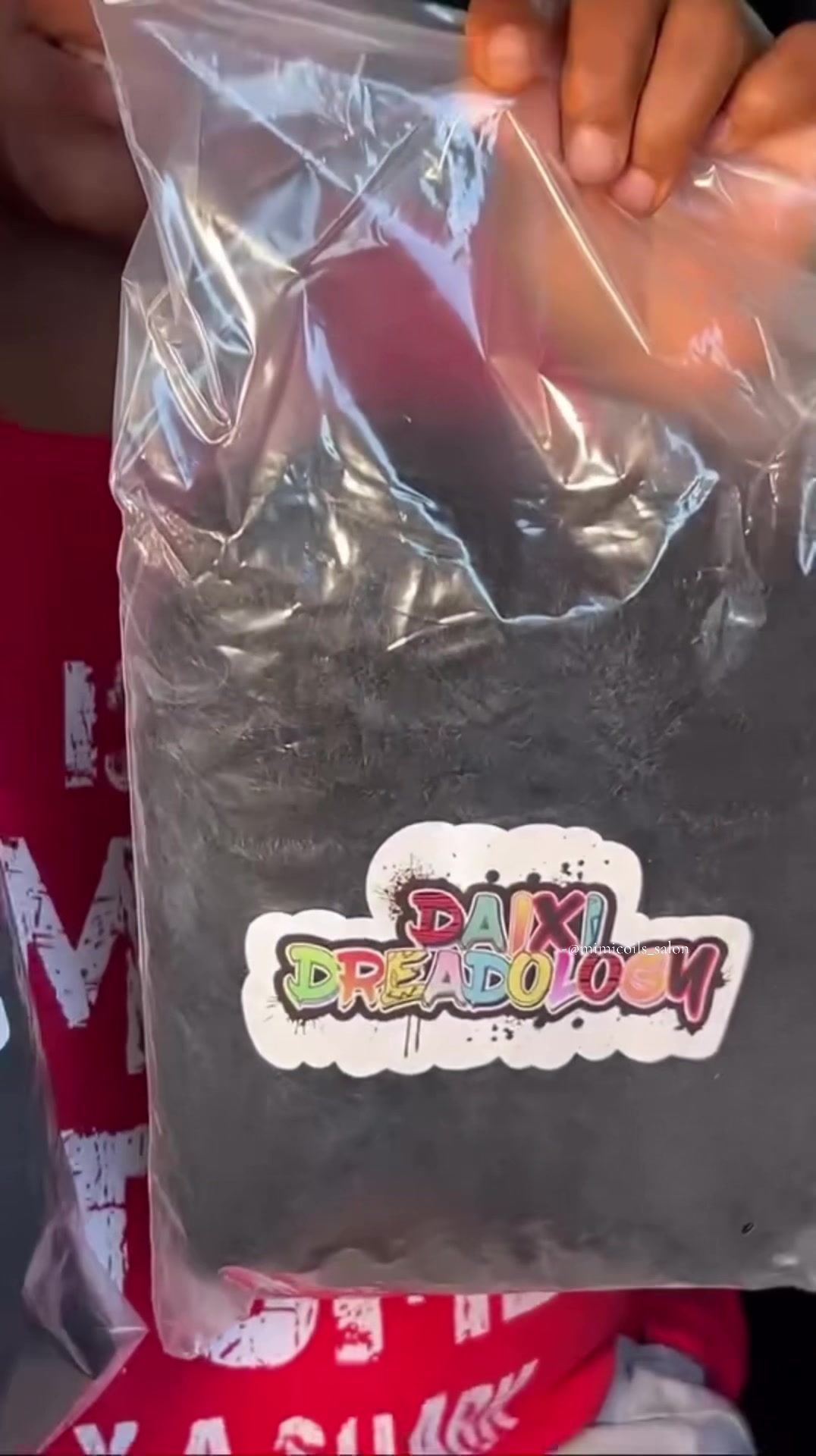 TikTok post by @mimicoils_salon for Daixidreadology. Caption reads: Smedium mini twist. @Daixi Dreadology #fypシ....