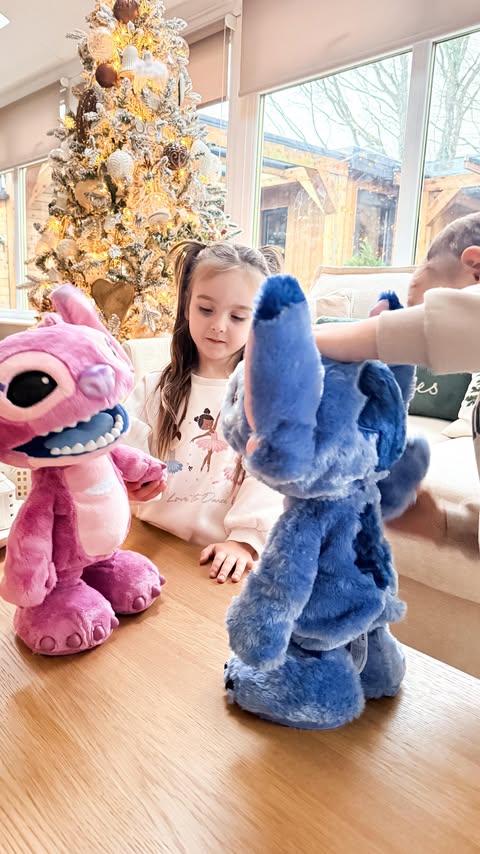 Instagram post by @ada_arthur_and_mummy for Just Play. Caption reads: [...] for you and Ultimate Stitch from....