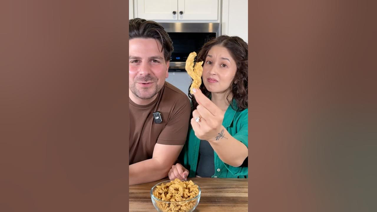 YouTube post by @Sweetsimplevegan for Caraway Home. Caption reads: The Best One Ingredient Meat Substitute You Didn't....