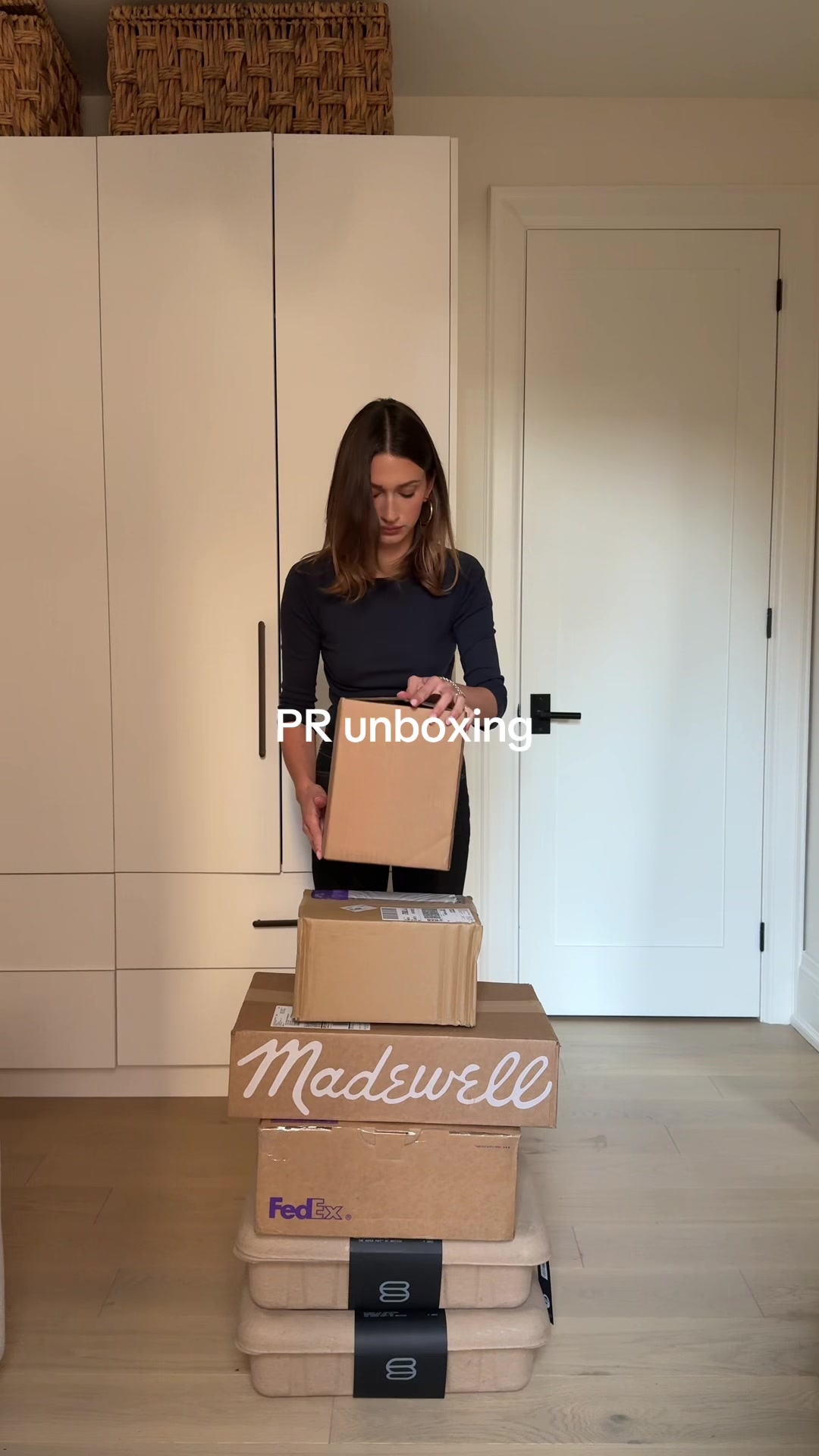 TikTok post by @cassiabaert for Jenni Kayne. Caption reads: Thank you!! @Jenni Kayne @Twenty Compass @Kōv....