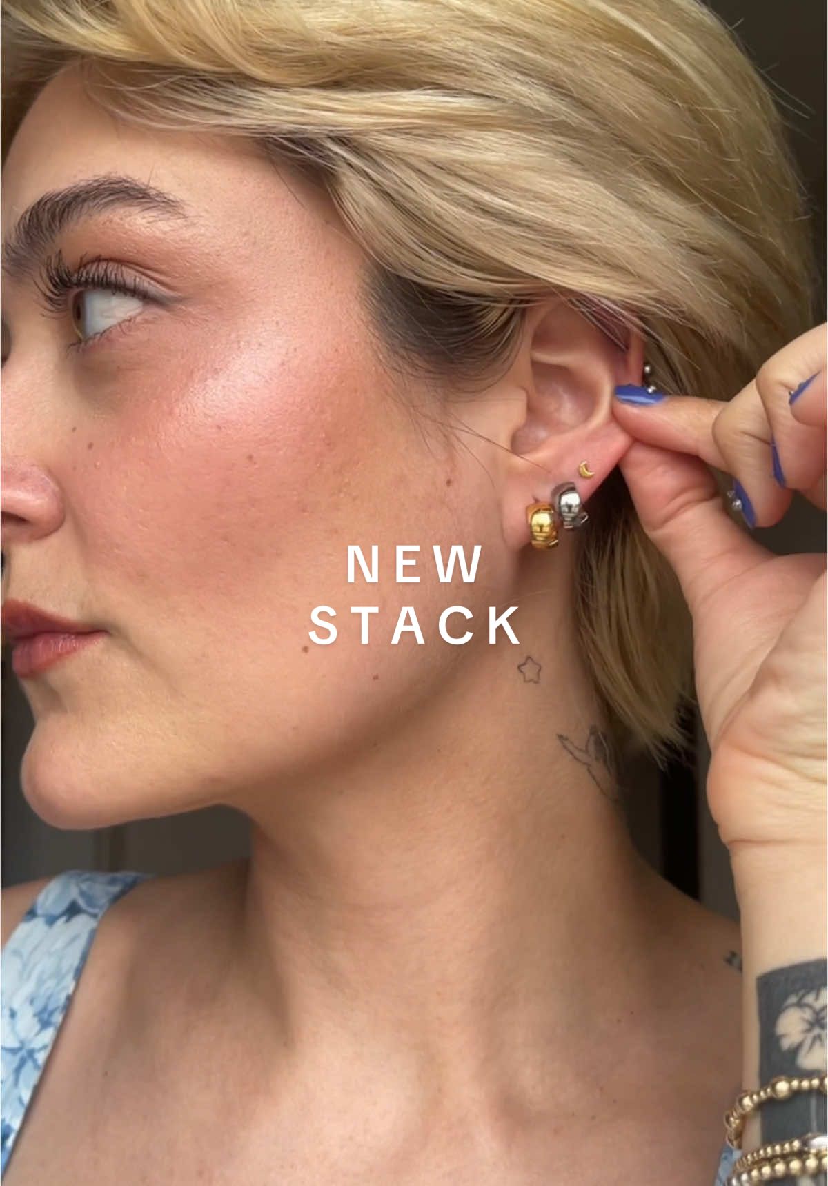 TikTok post by @saadiiie for Tini Lux. Caption reads: Another day, another @Tini Lux stack ofc 😌✨....