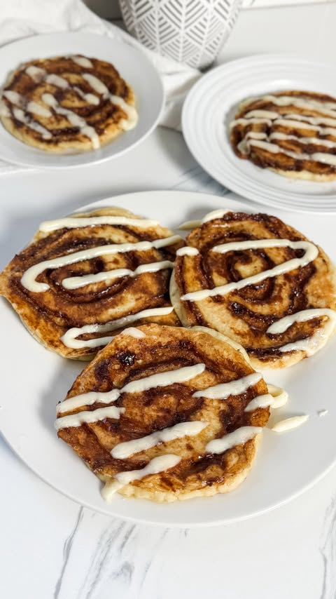 Instagram post by @healthyholme for King Arthur Baking Company. Caption reads: Comment “pancake” for the printable recipe for....