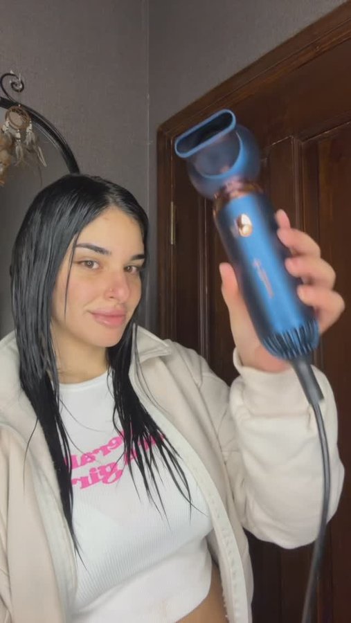 Instagram post by @joumanaelhadary for Stanvi. Caption reads: Stanvi ionic hair dryer is something [...].