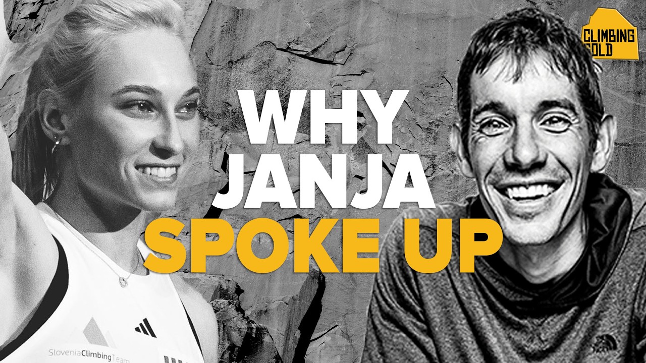 YouTube post by @ClimbingGold for Kodiak Cakes. Caption reads: [...] can of sparkling electrolyte water. Kodiak....