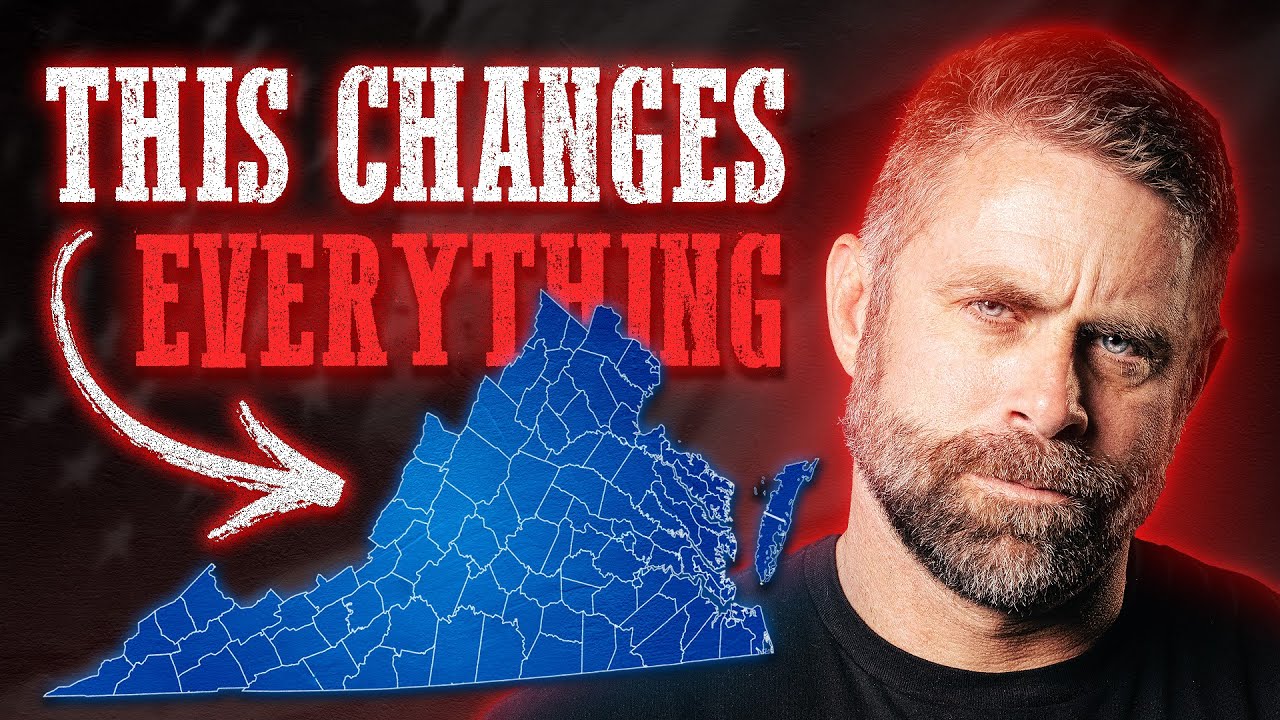 YouTube post by @Nickjfreitas for Good Ranchers. Caption reads: Virginia Democrats Burn The Constitution.