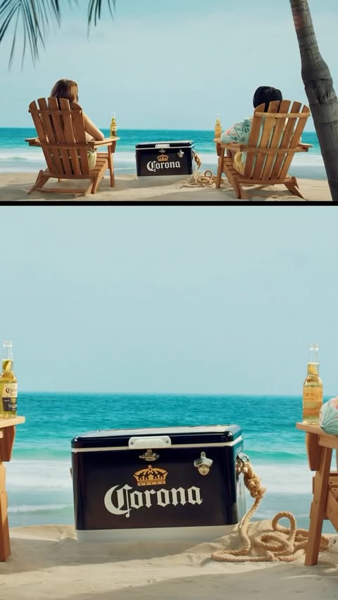 Instagram post by @roamwithdee for Corona USA. Caption reads: Thanks to @coronausa, I’m basically living....