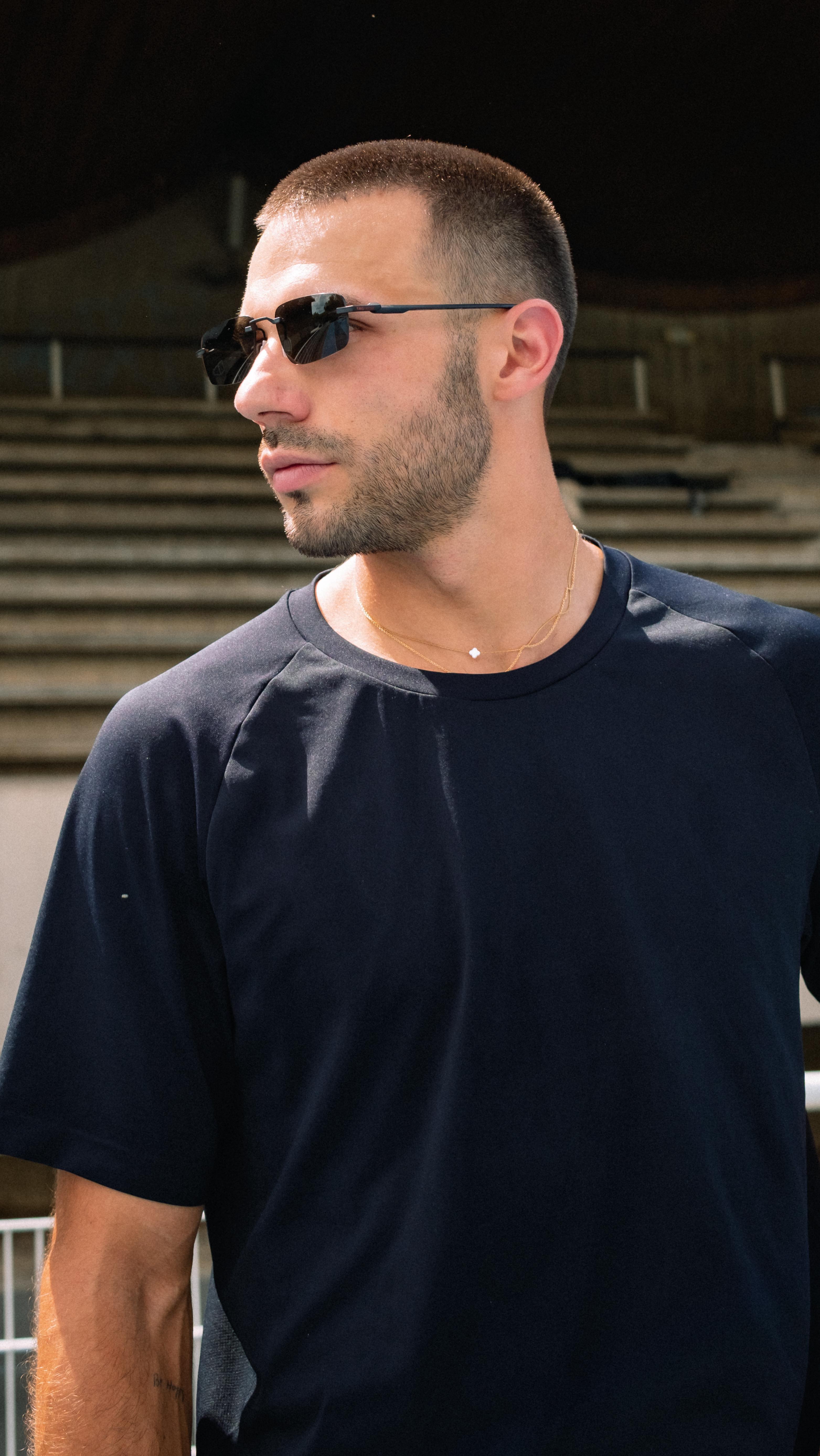 Instagram post by @vallcharles for TAG Heuer. Caption reads: One day, different activities and just one pair of....