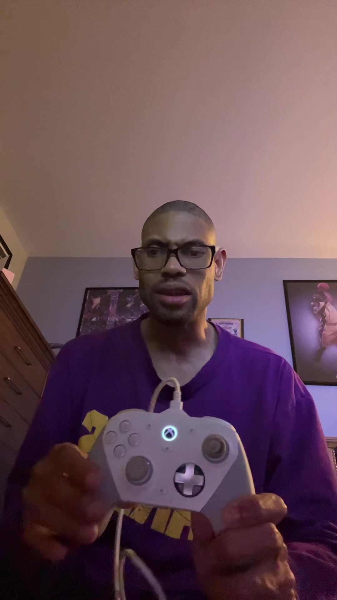 TikTok post by @goldballer24tv for GameSir. Caption reads: @GameSir Official US #gamesirg7procontroller [...].