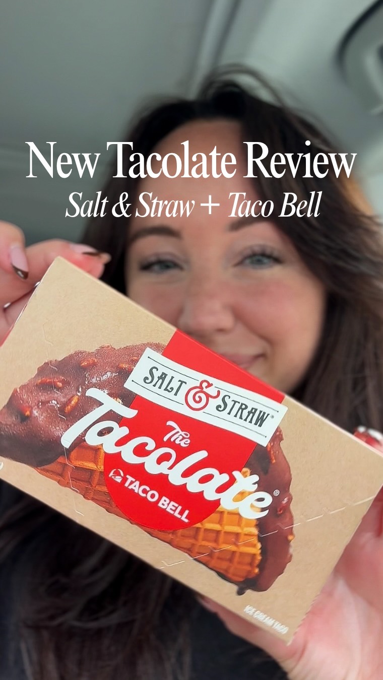 Instagram post by @whatericacraves for Taco Bell. Caption reads: 🫶🏻FOLLOW @whatericacraves for more viral food....