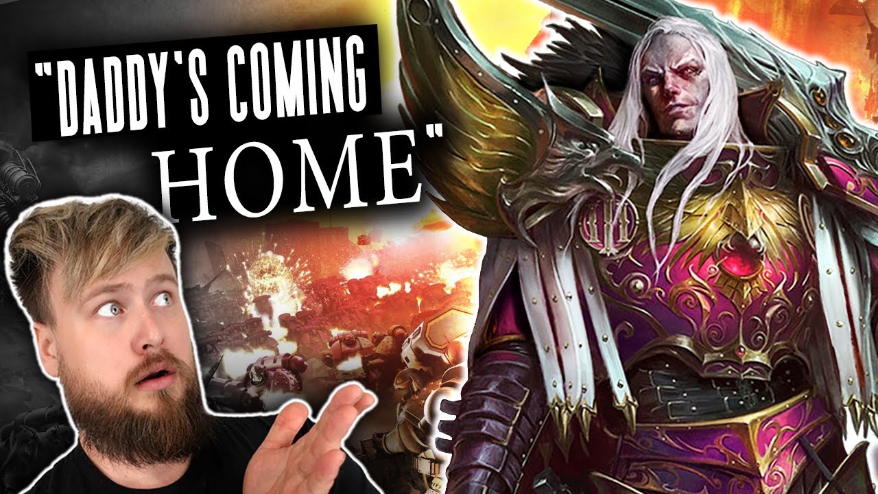YouTube post by @weshammer for ArtStation. Caption reads: Fulgrim's Return EXPLAINED: What You NEED To Know!....