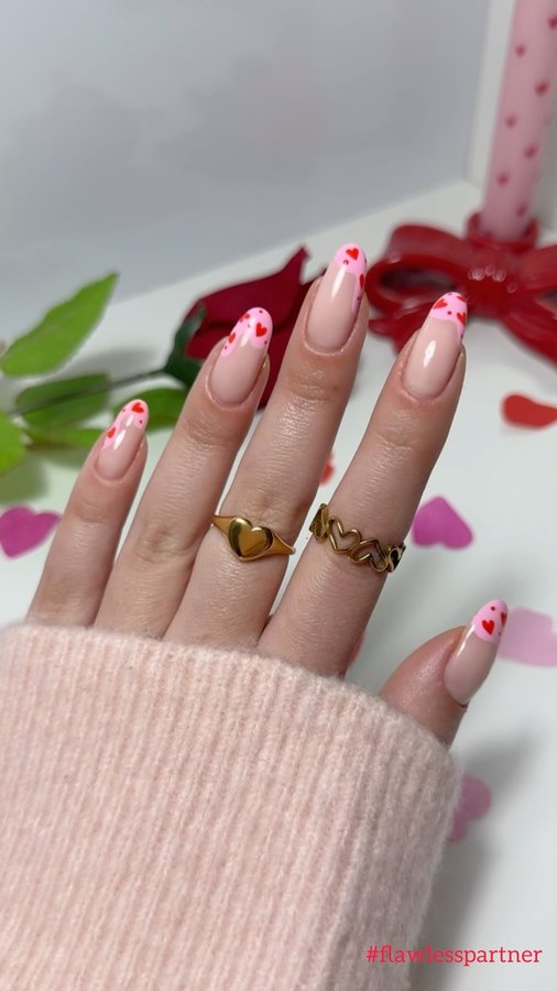 Instagram post by @naileditbeauty for Finishing Touch Flawless. Caption reads: Get flawless nails at-home without the trip to the....