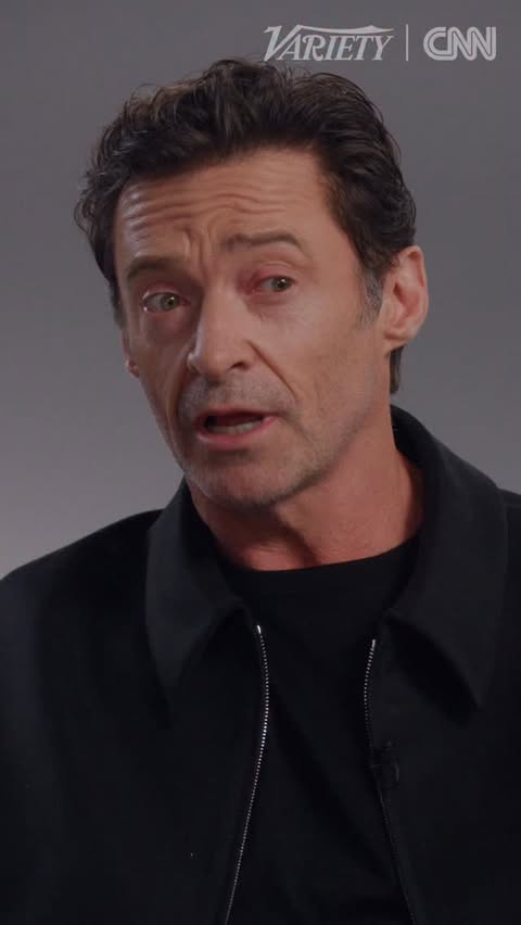 Instagram post by @cynthiaerivo for Variety. Caption reads: Hugh Jackman is stunned to learn Cynthia Erivo had....