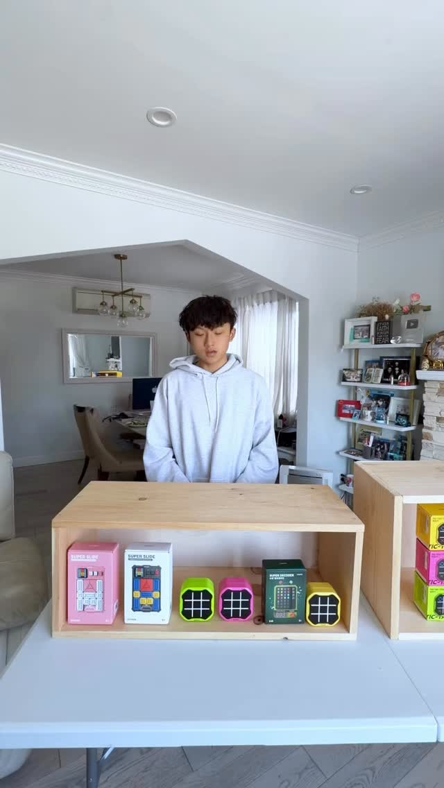 Instagram post by @rainiersfamily for GiiKER. Caption reads: Awesome family game products by @giikerglobal .....