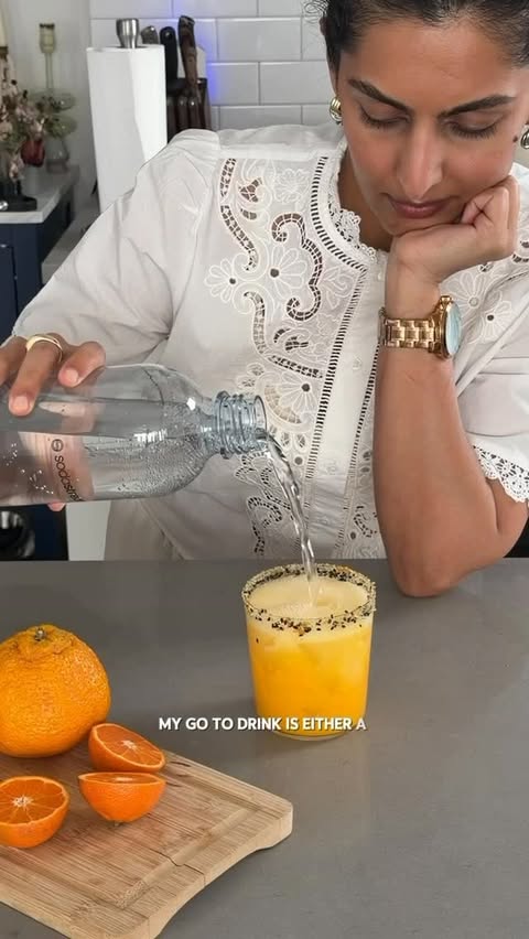 Instagram post by @bazaar_nyc for SodaStream. Caption reads: [...] and fun mocktails made with my @sodastream,....