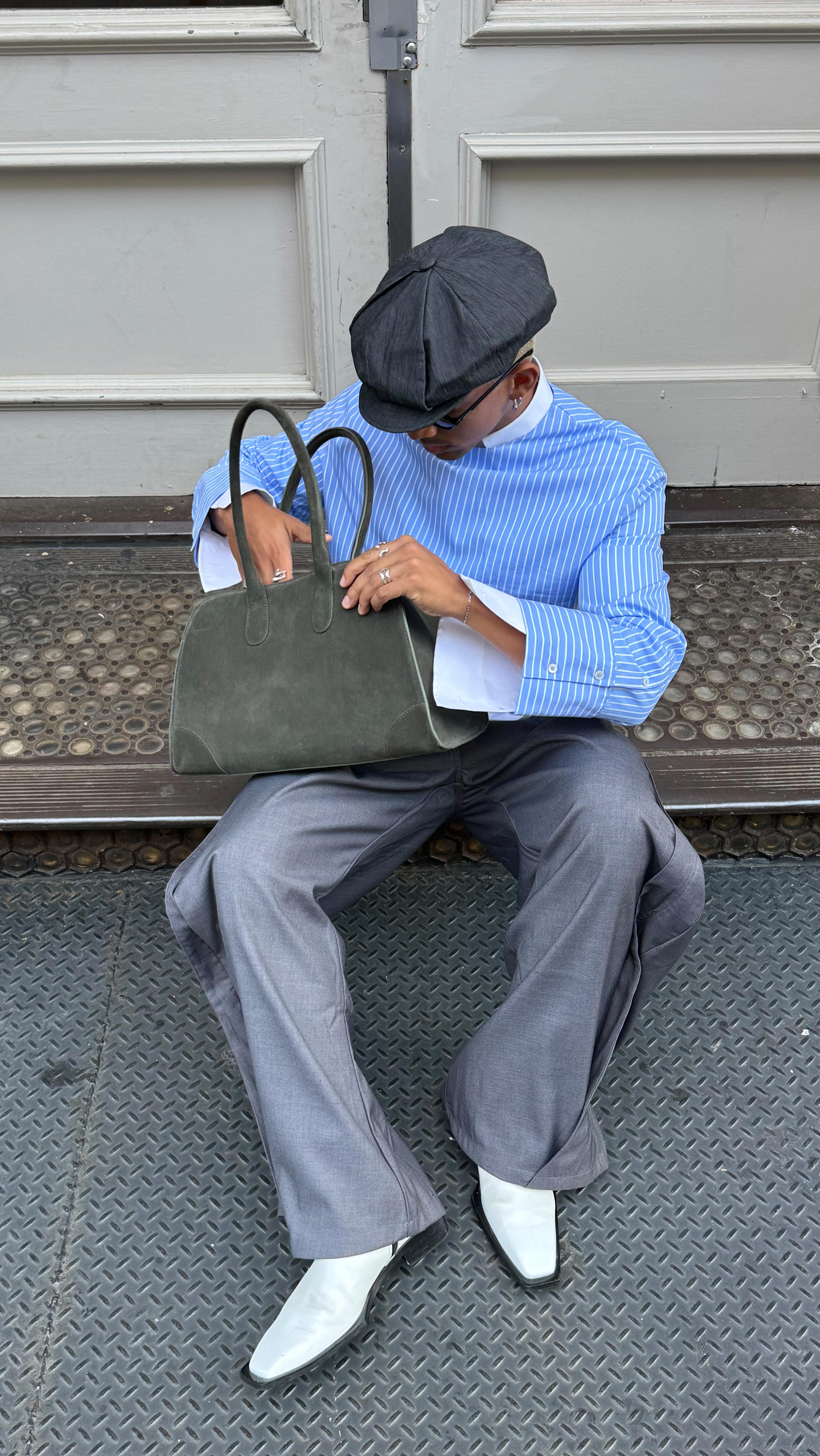 Instagram post by @touchangel for Sunglass Hut. Caption reads: Step into NYFW with Burberry x Sunglass Hut 🕶️....