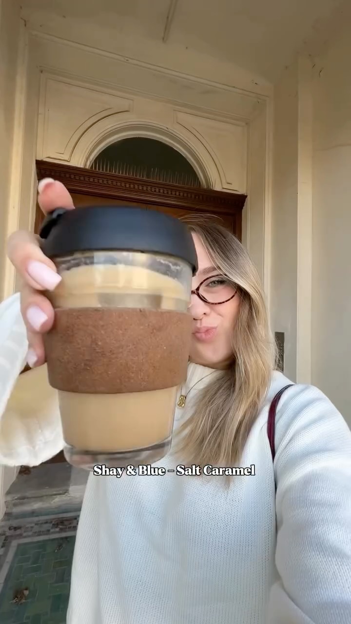 Instagram post by @beckahake for Shay & Blue. Caption reads: New season, new scent! I’m switching my summer....